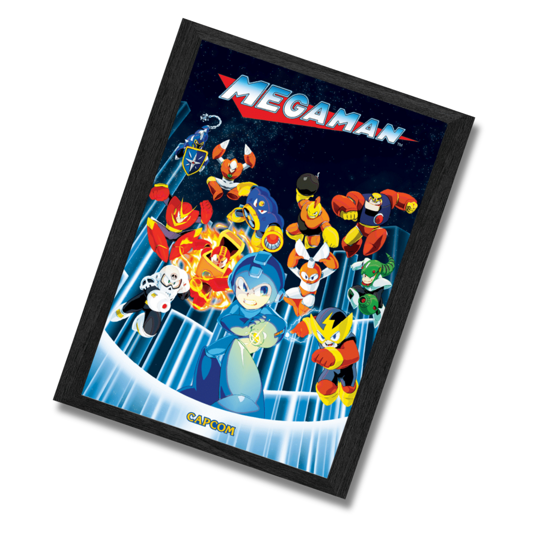 Cadre lenticulaire Megaman Robot Master Ambush - Pixel Frames Plax