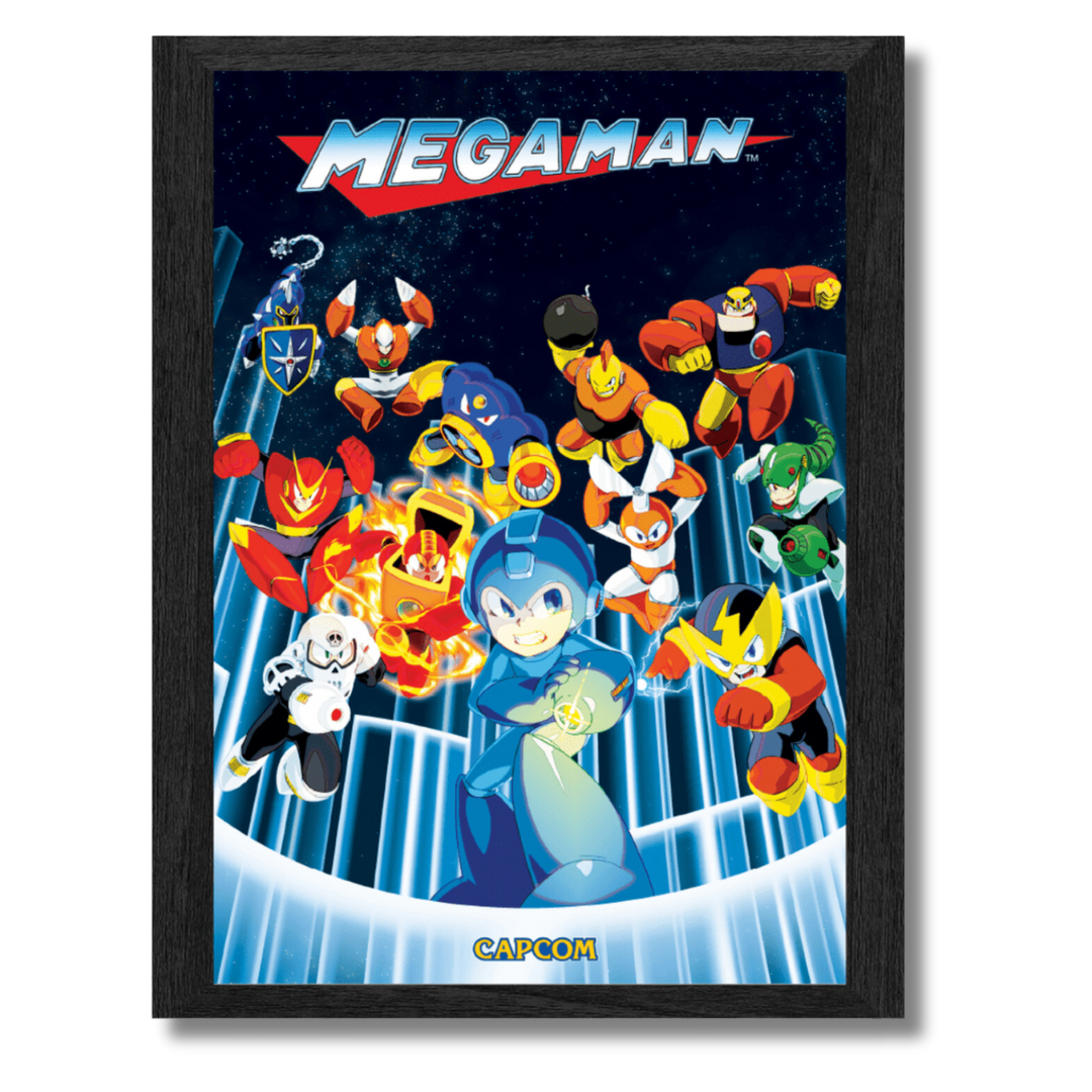 Cadre lenticulaire Megaman Robot Master Ambush - Pixel Frames Plax