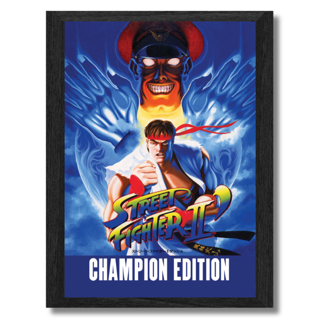 Cadre lenticulaire Street fighter 2 Champion Edition - Pixel Frames Plax