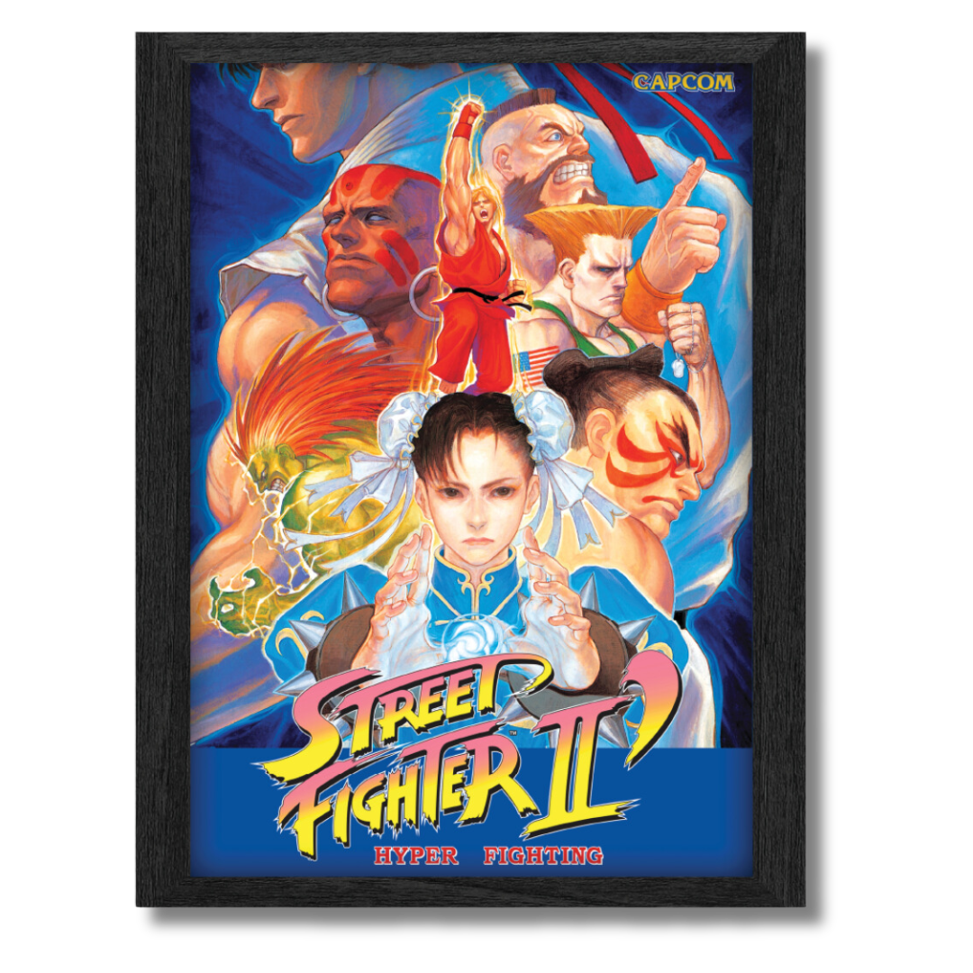 Street Fighter 2 Legends Pixel Frames Plax