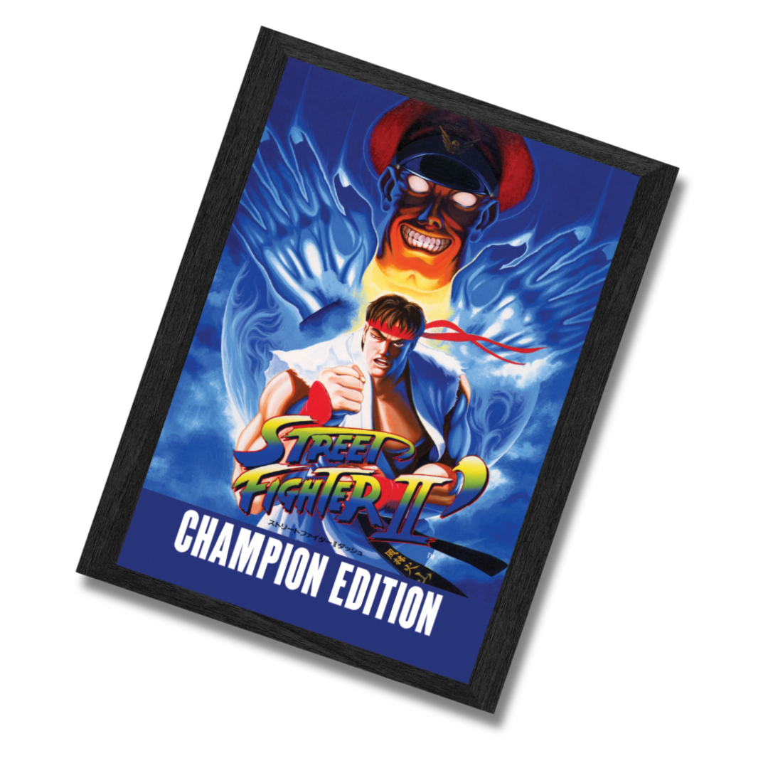 Cadre lenticulaire Street fighter 2 Champion Edition - Pixel Frames Plax
